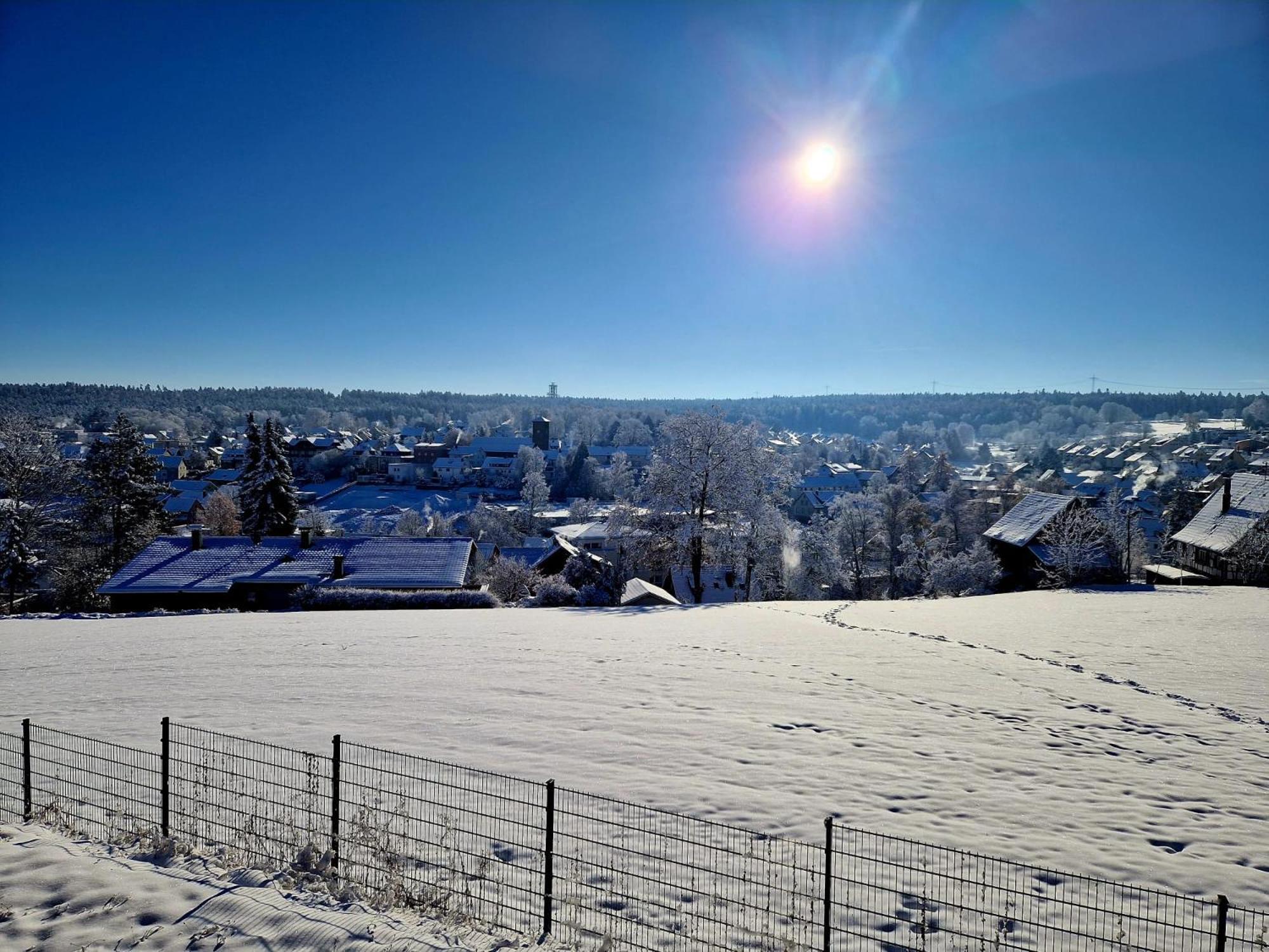 Modernes Panorama-Domizil Lägenhet Schömberg Exteriör bild