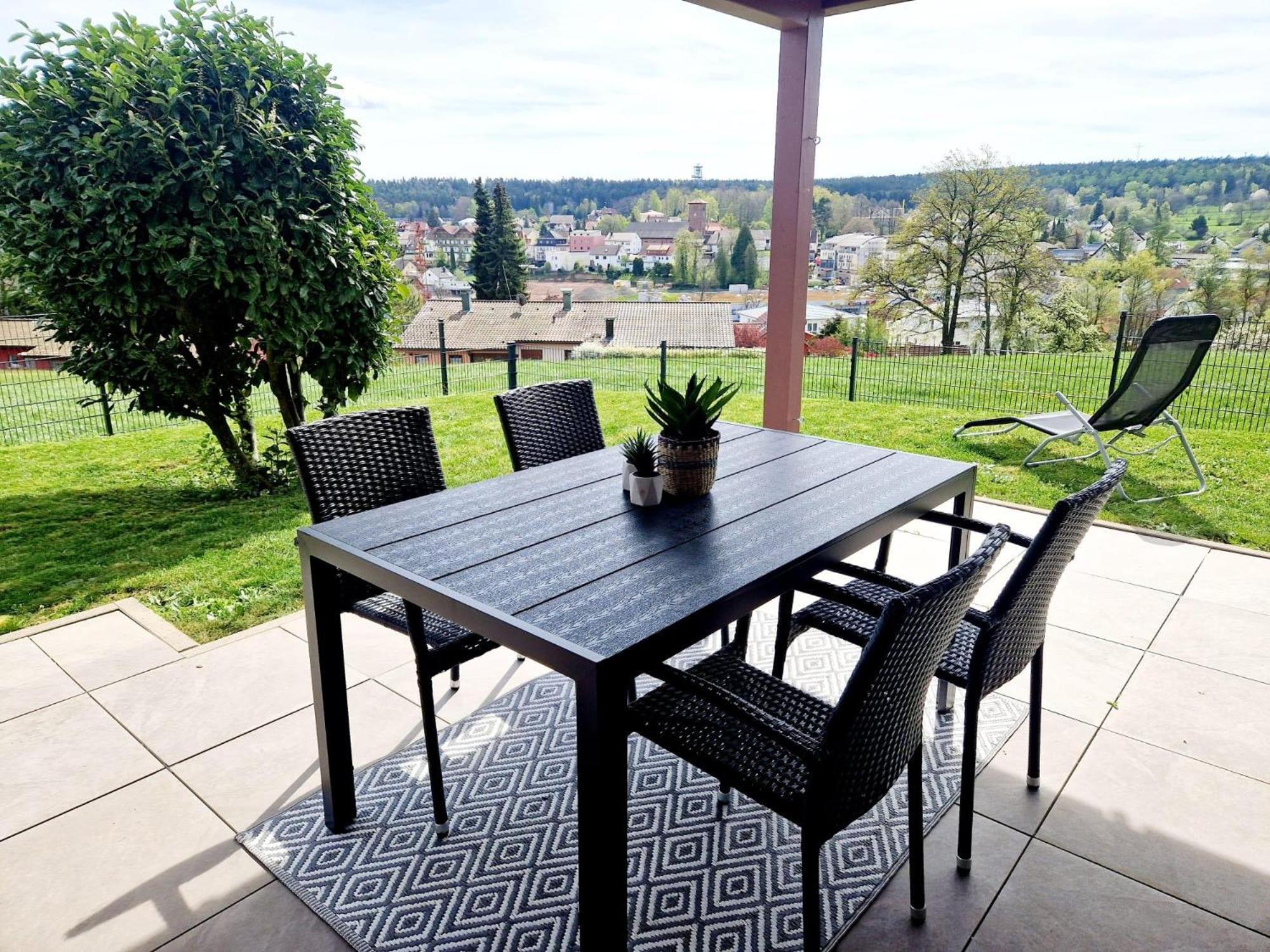Modernes Panorama-Domizil Lägenhet Schömberg Exteriör bild